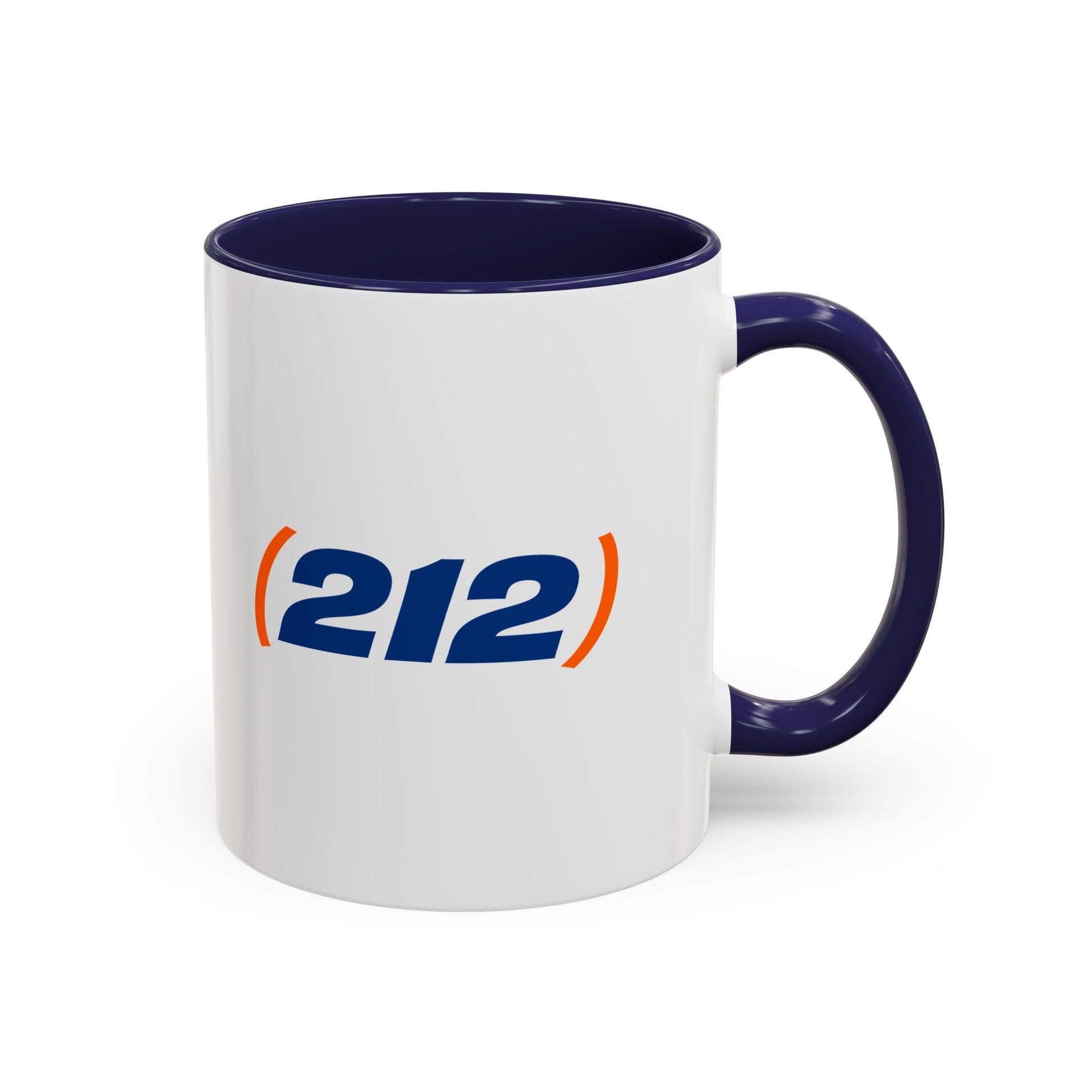 212 New York coffee mug front view ceramic NYC area code mug minimalist design