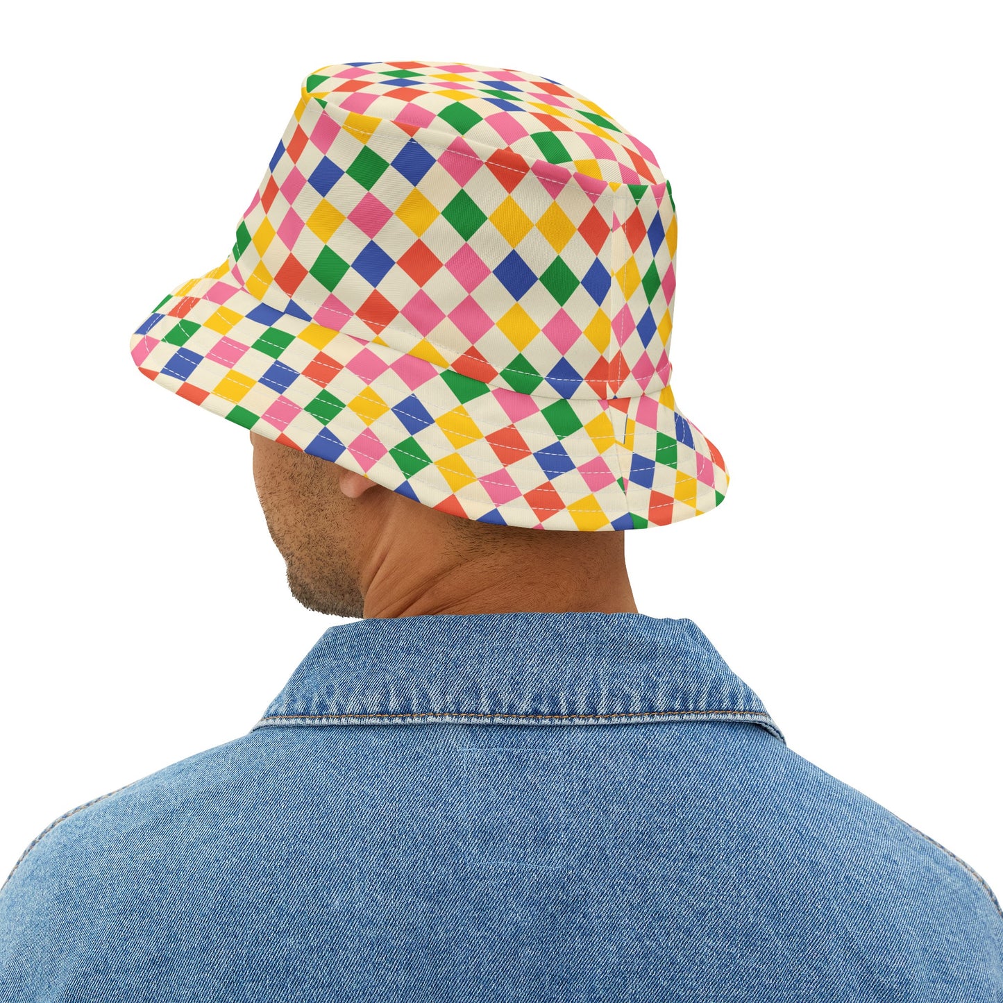 Colored Squares Bucket Hat