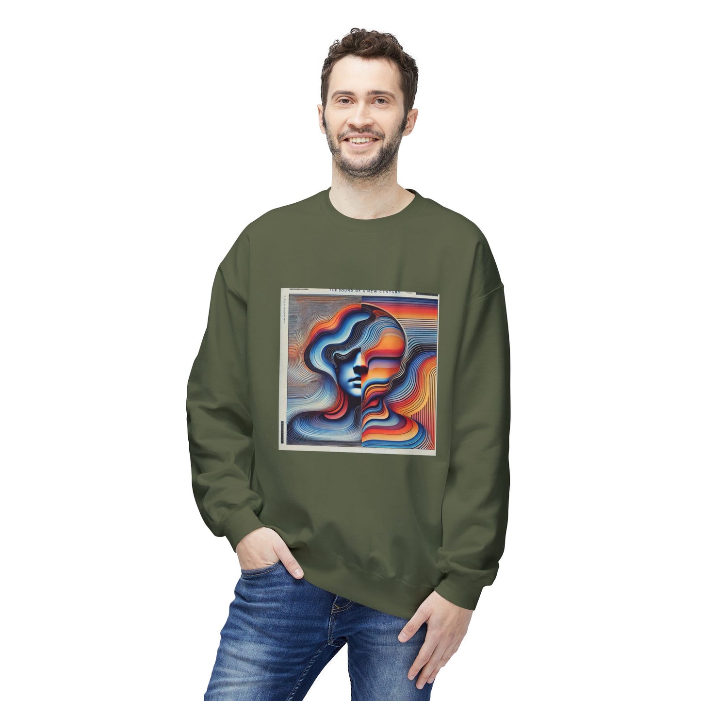 Imaginary French Kicks Album Cover Sweatshirt