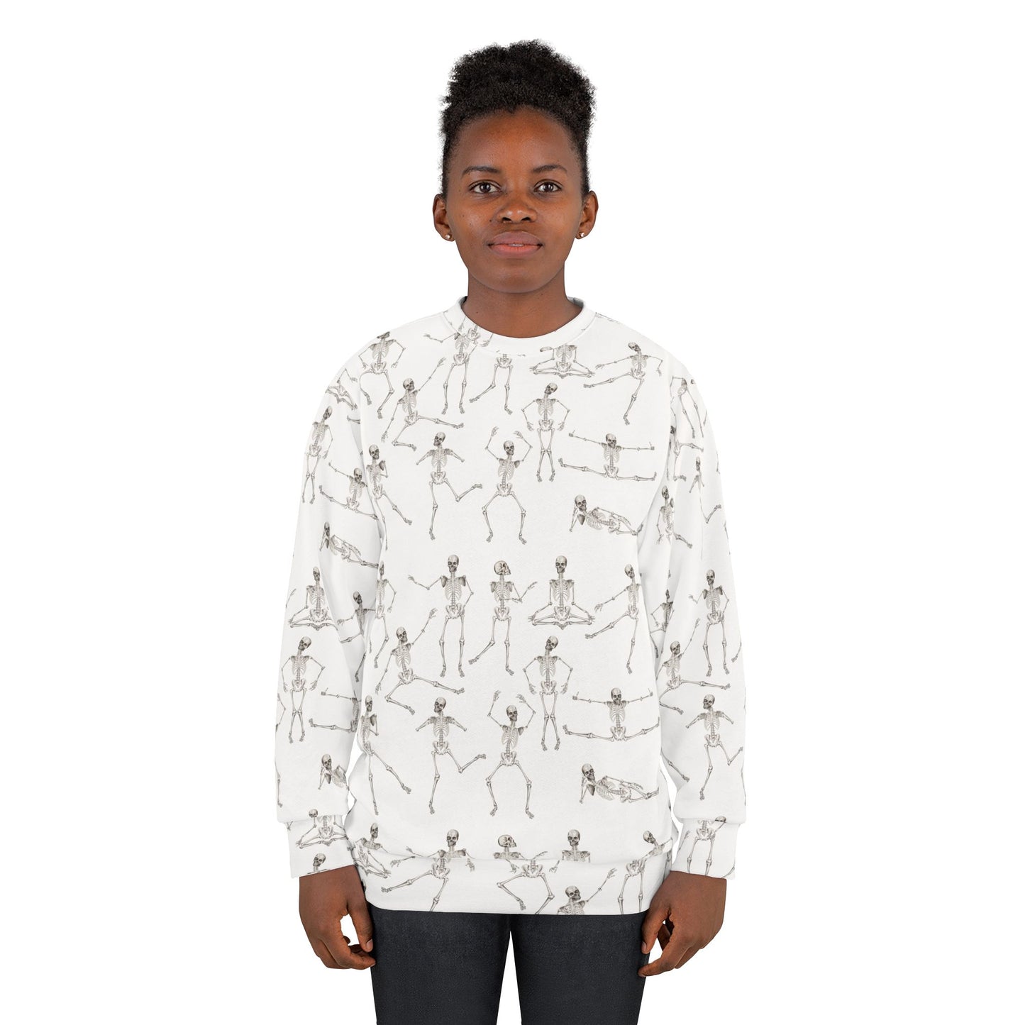 Black & White Dancing Skeletons Sweatshirt