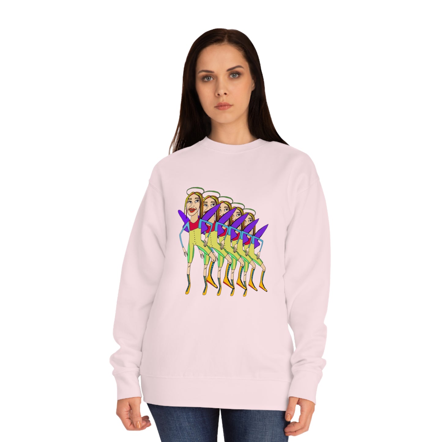 Angelic Sportsy Crew Sweatshirt