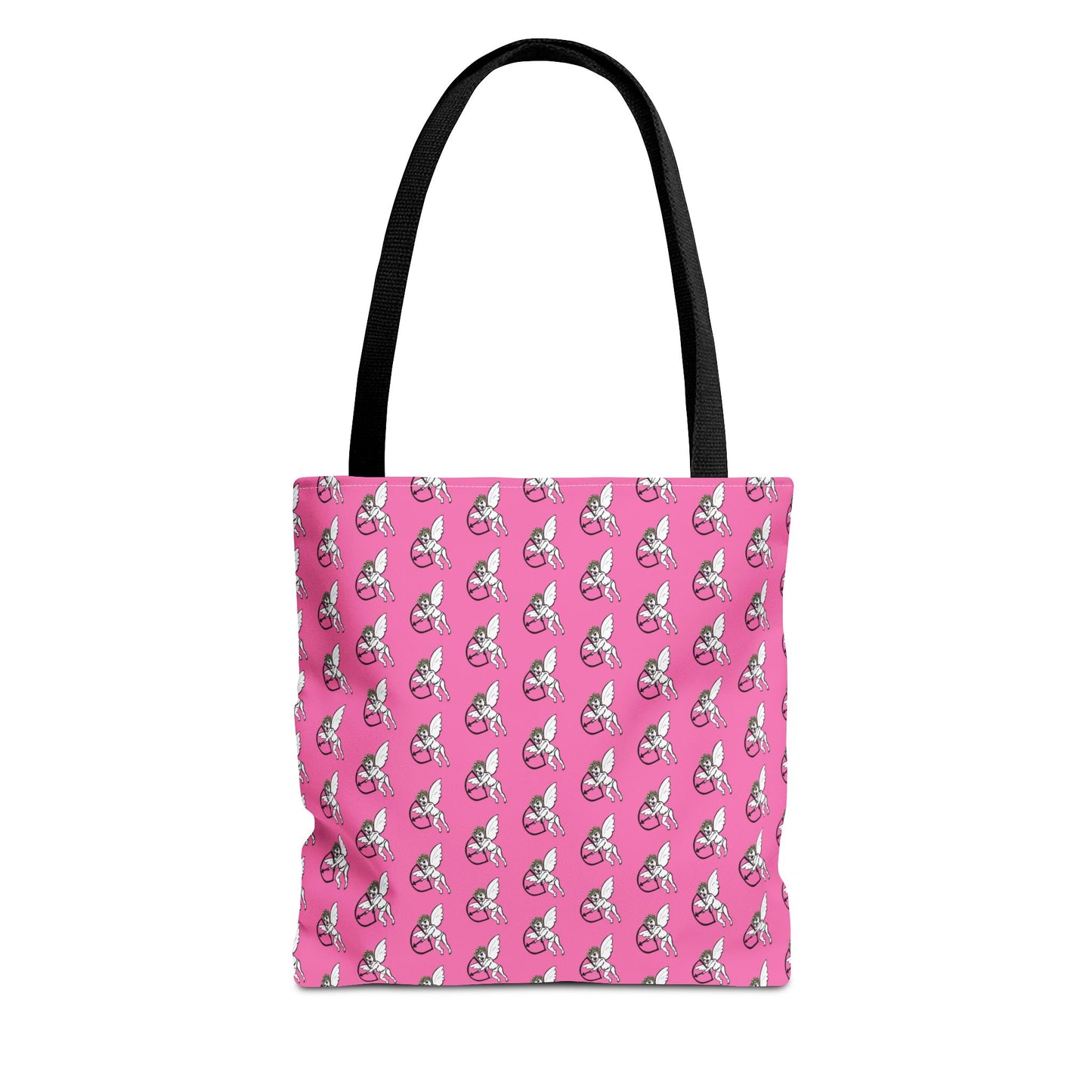 Hand-Drawn Cupid Tote Bag – Romantic & Stylish Carry-All