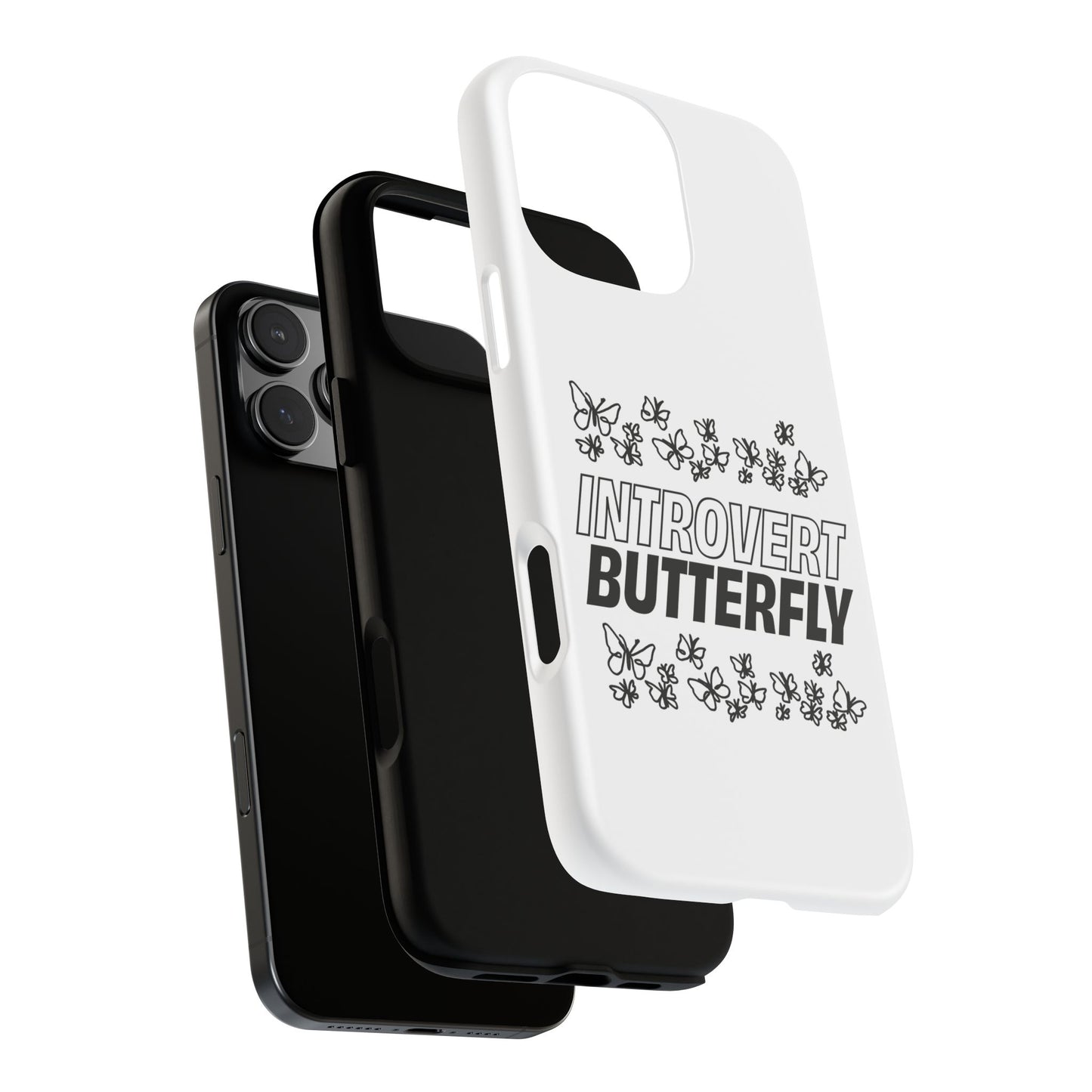 Introvert Butterfly Phone Case