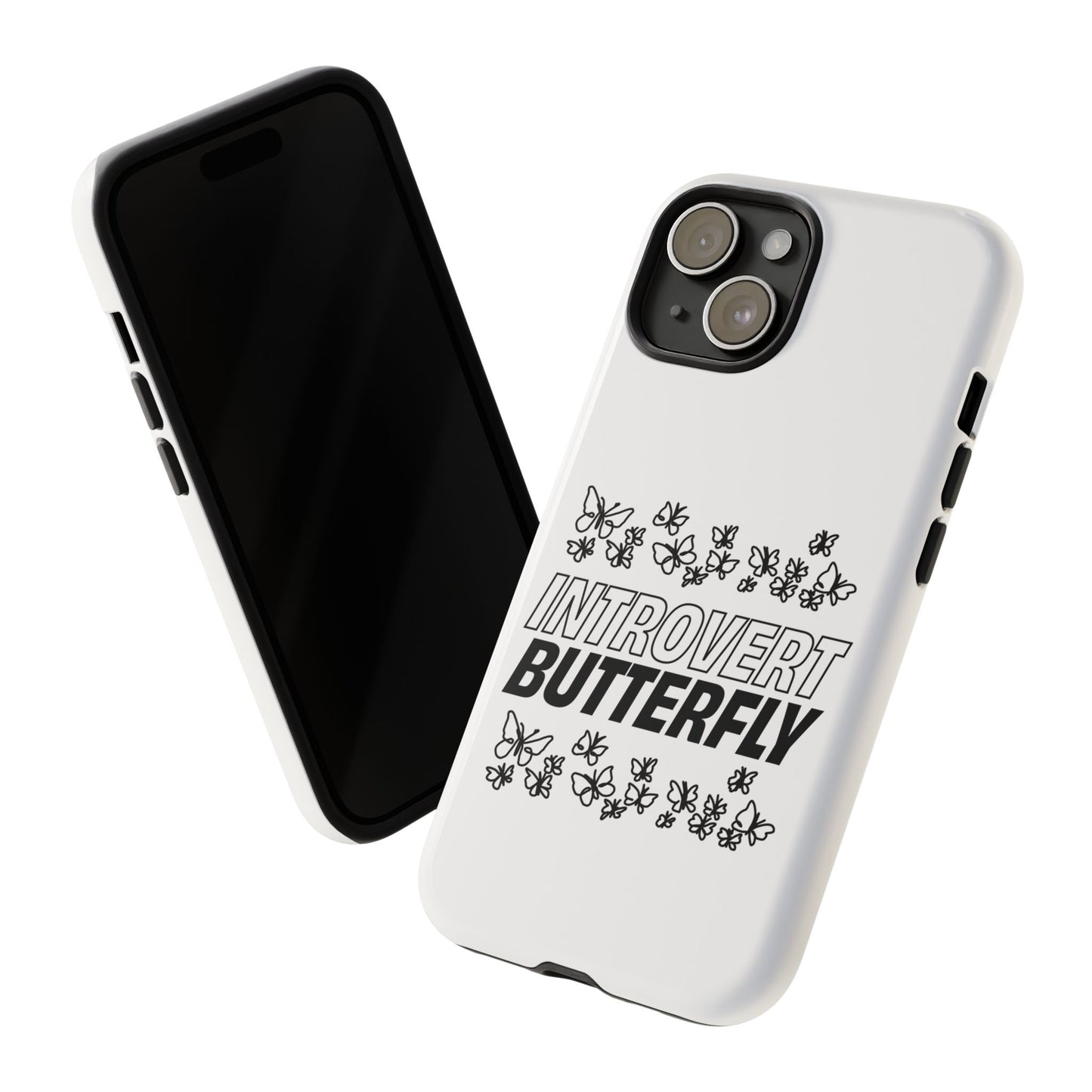 Introvert Butterfly Phone Case