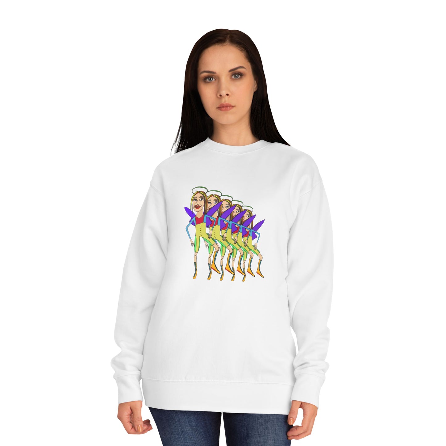 Angelic Sportsy Crew Sweatshirt