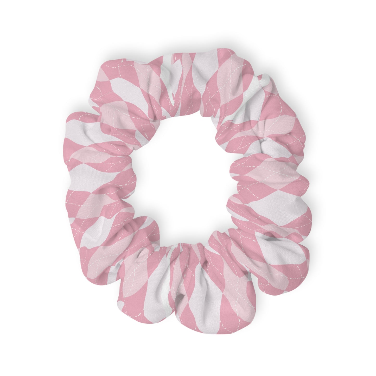 Pink Diamonds Scrunchie