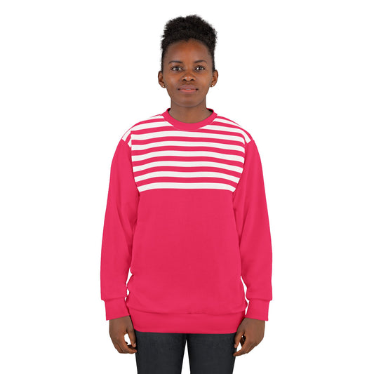 Pink Stripes Sweatshirt