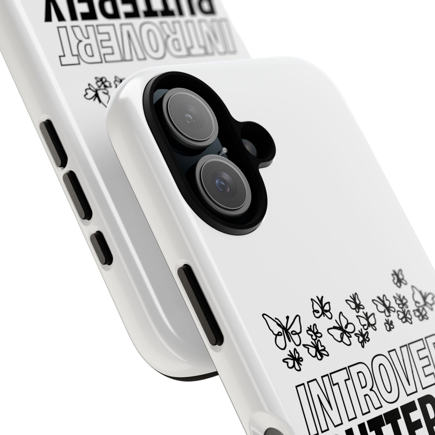 Introvert Butterfly Phone Case