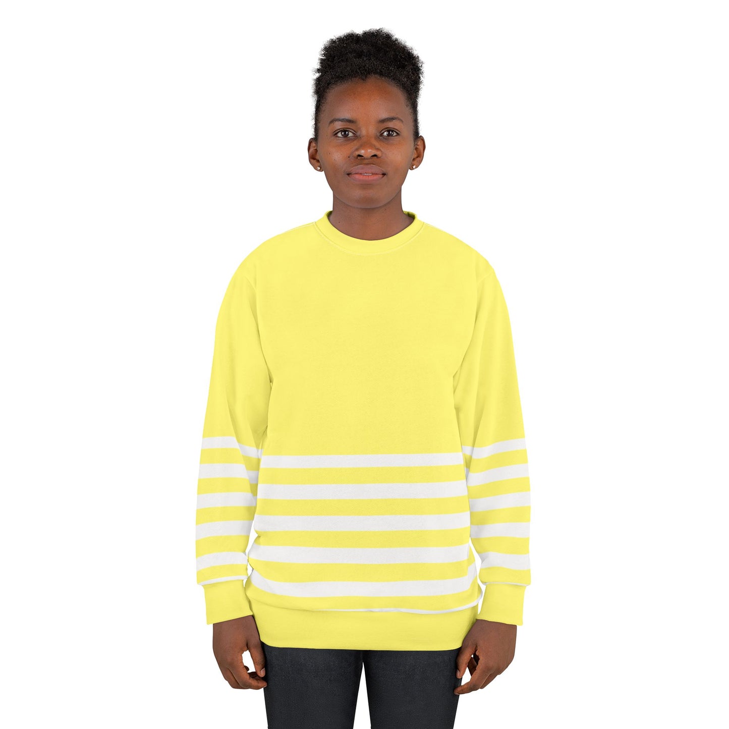 Yellow Stripes Sweatshirt