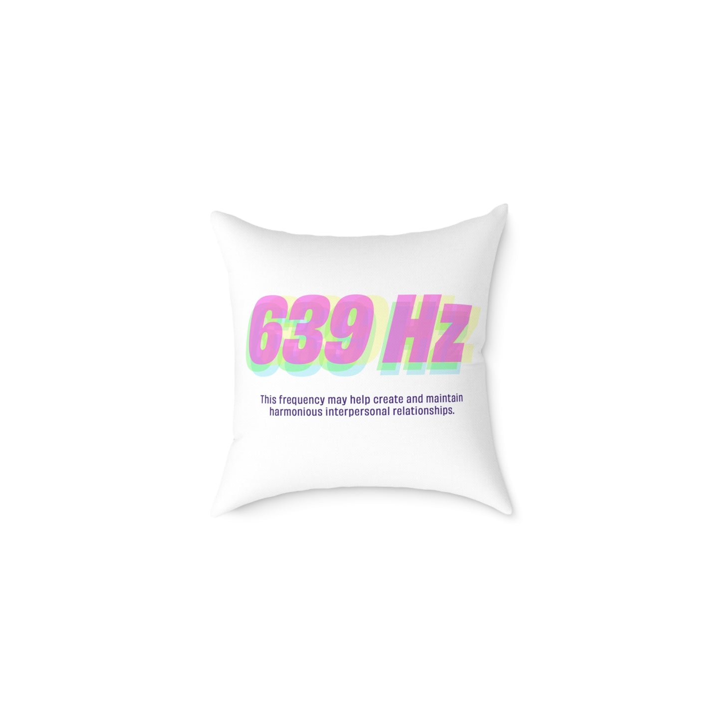 639 Hz Frequency Cushion