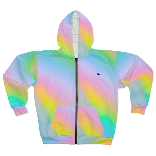 Aurora Gradient Zip Hoodie