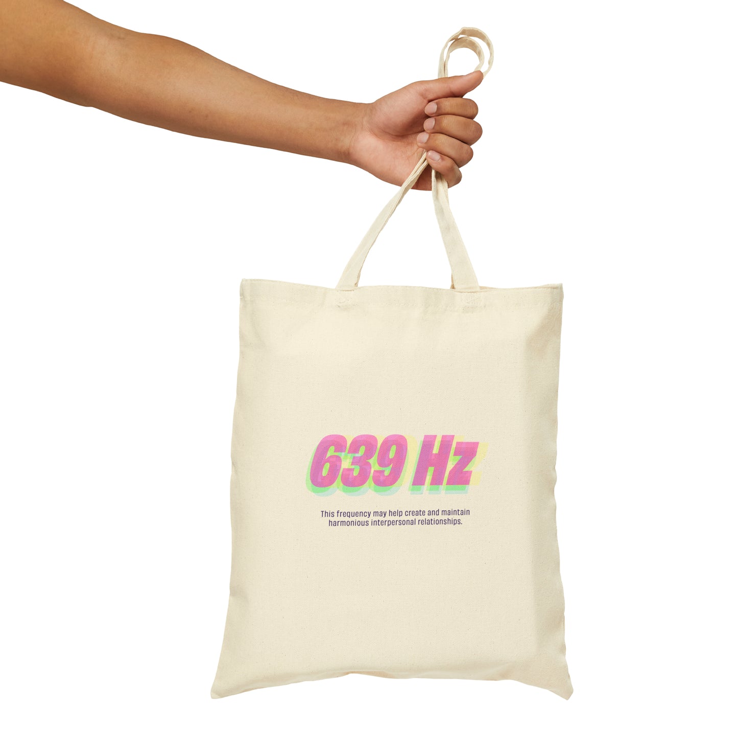639 Hz Frequency Tote Bag