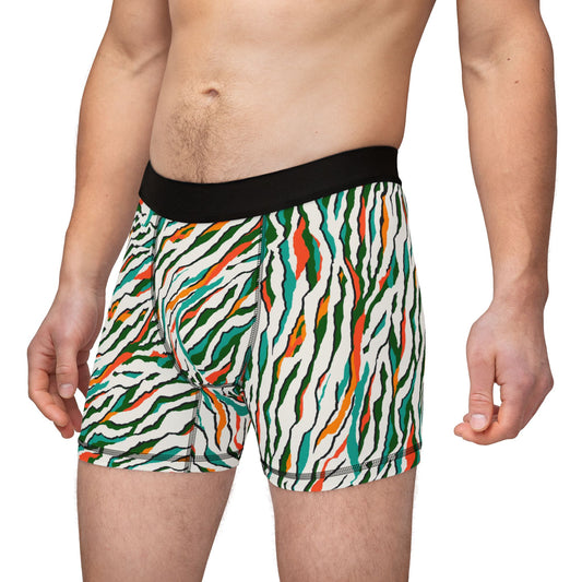 Colored Zebra Men's Boxers