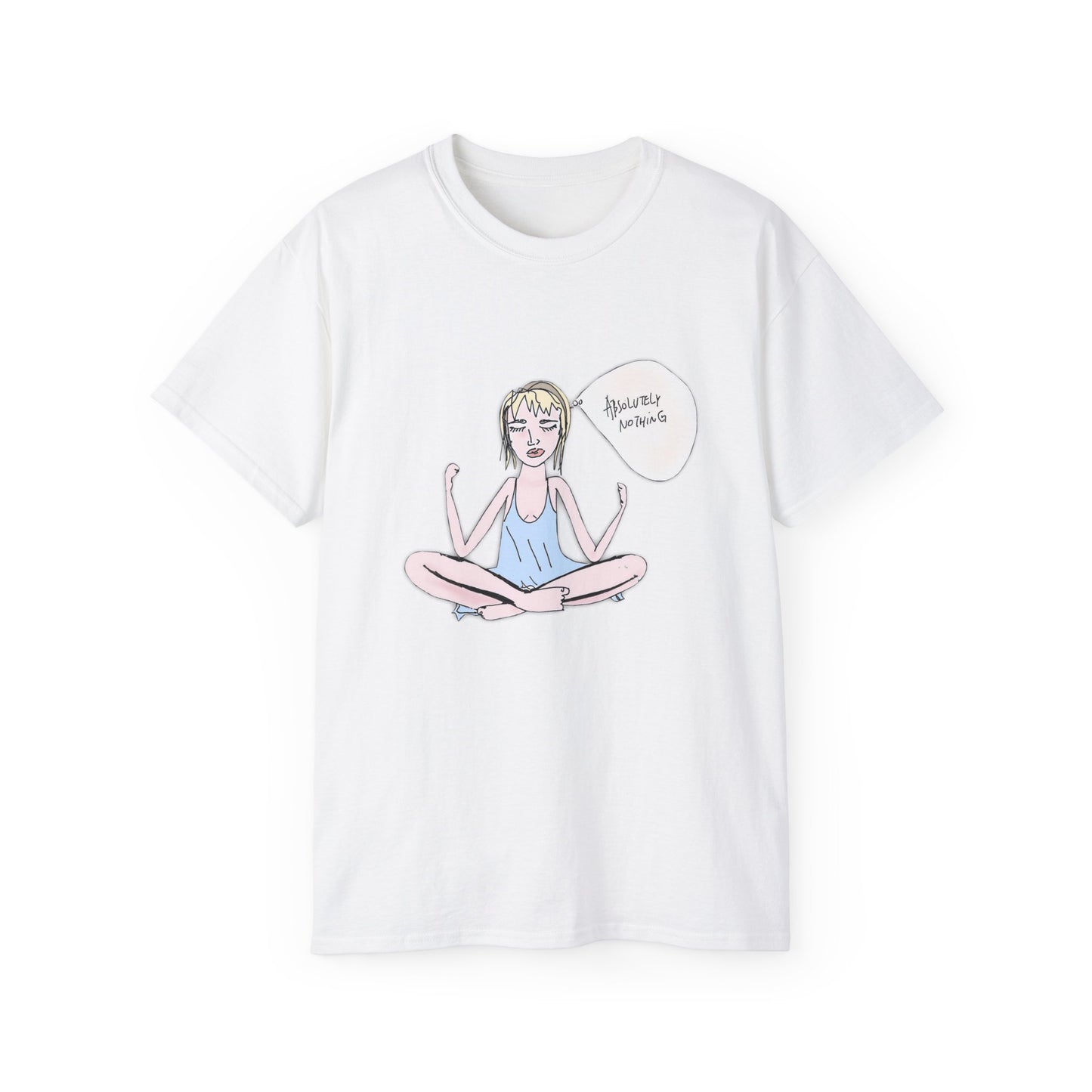 White Log Out T-shirt product image