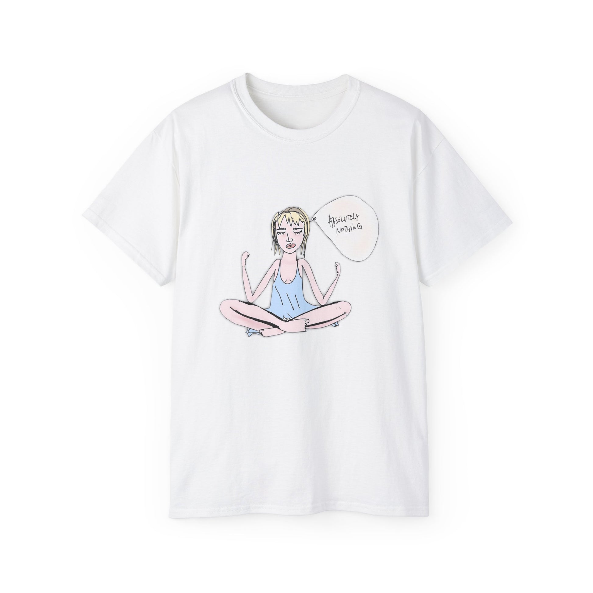 White Log Out T-shirt product image