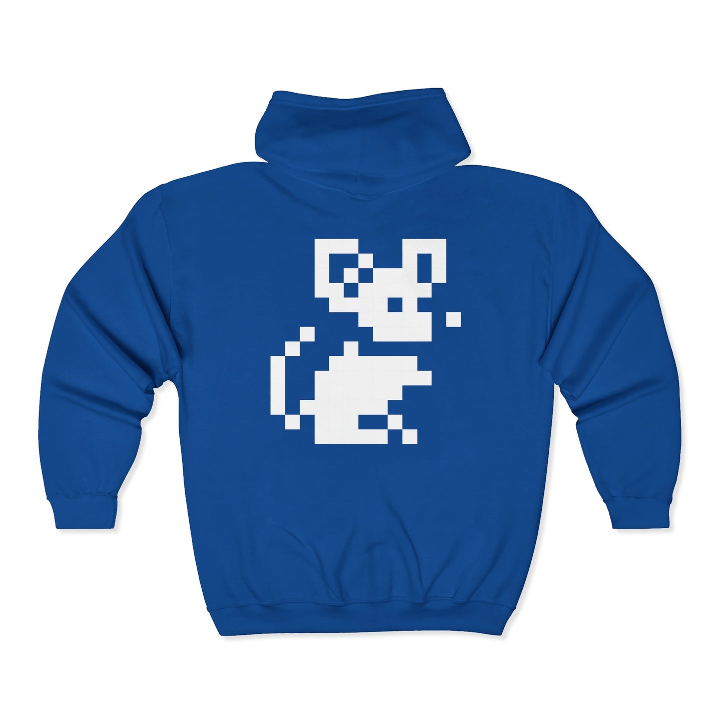 Pixel Mouse Unisex Zip Hoodie