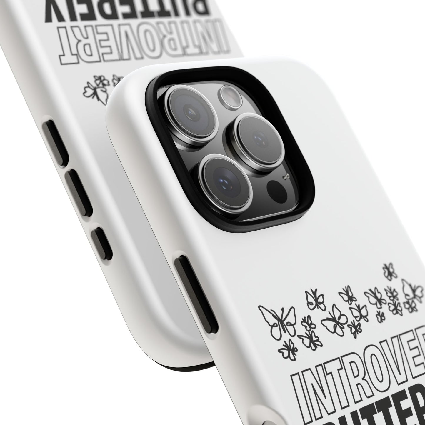Introvert Butterfly Phone Case