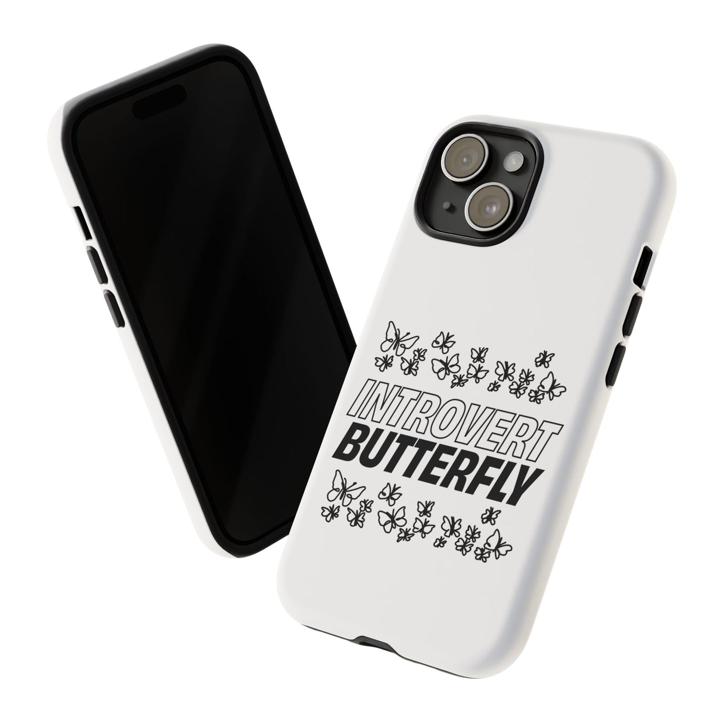 Introvert Butterfly Phone Case