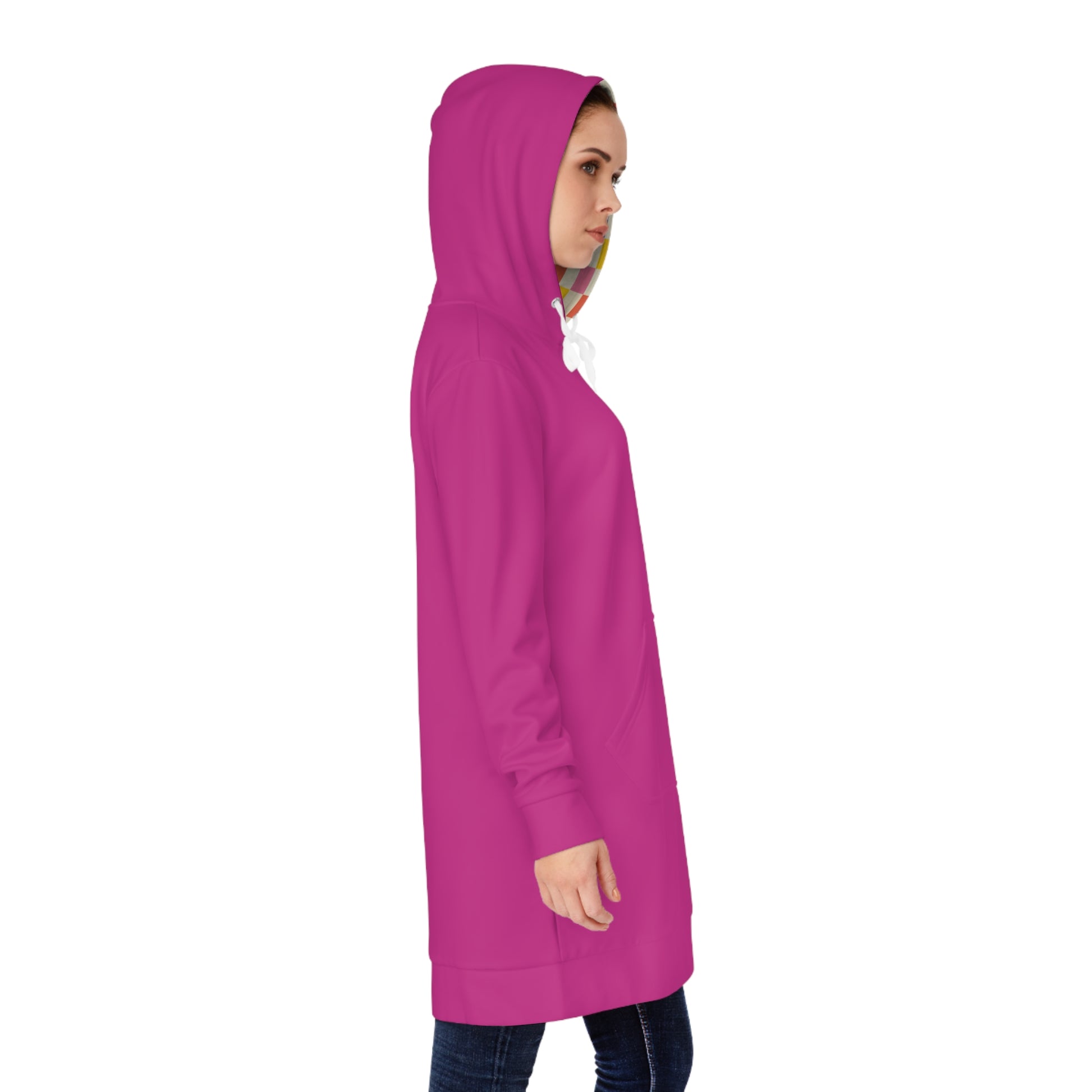 oversized pink hoodie dress Yours Women's Plus Size Pink Diamante Embellished 'Love' Hoodie Dress Size 16