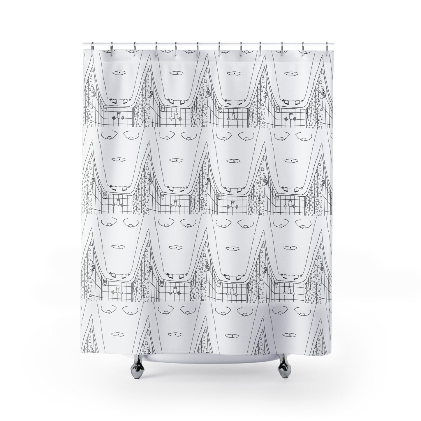 Belly Shower Curtain
