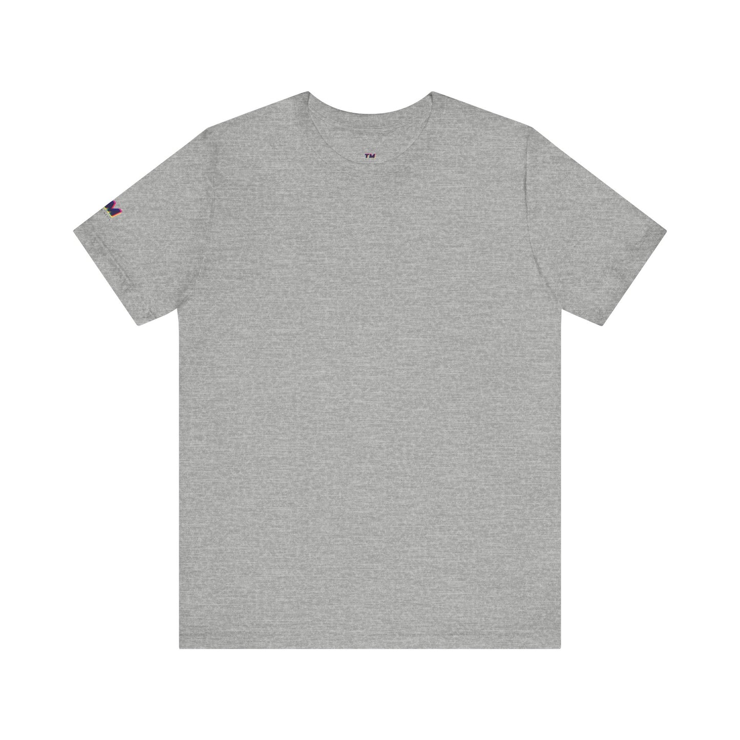Gray t-shirt on a white background