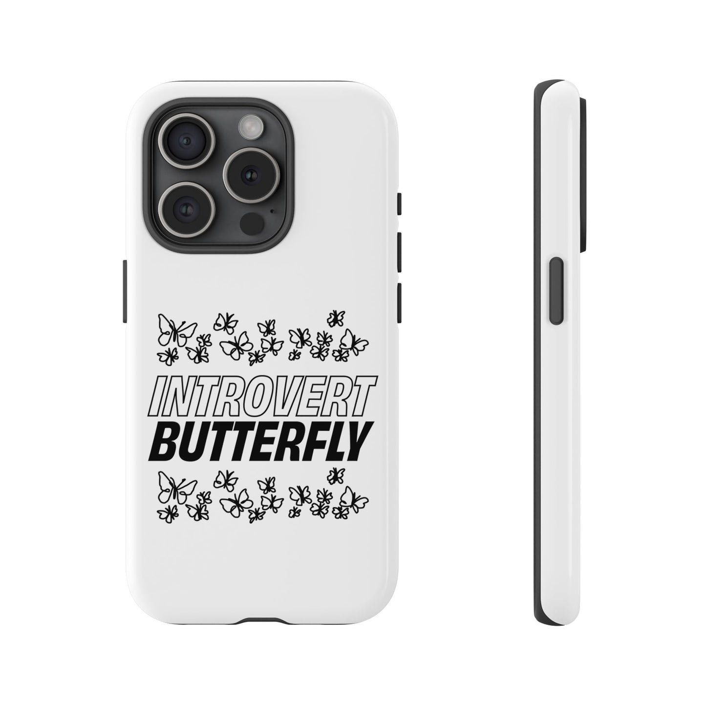 Introvert Butterfly Phone Case