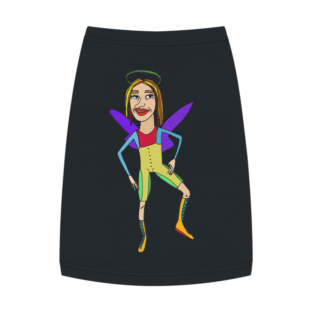 Angelic Sportsy Fairy Dog Shirt – Graphic Pet Tank Top