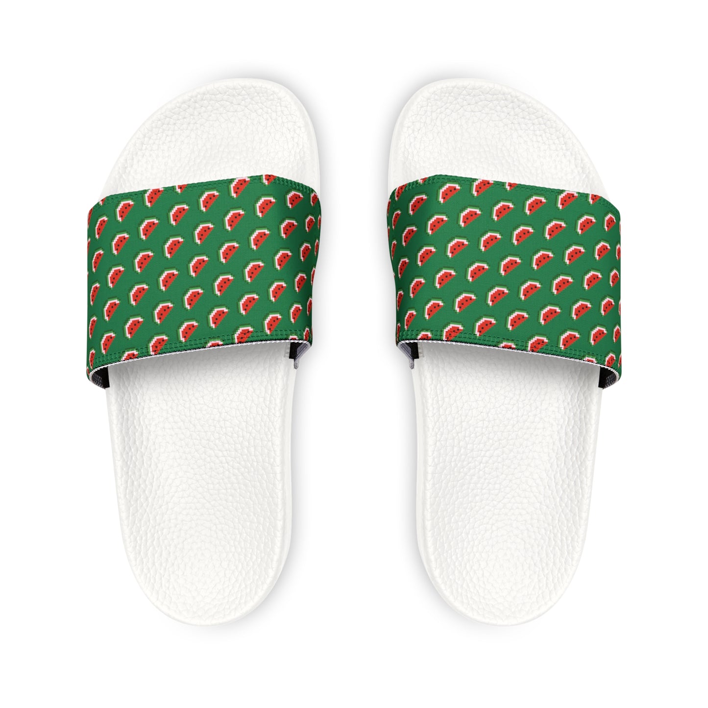 8-bit Strawberry Men's Slide Sandals