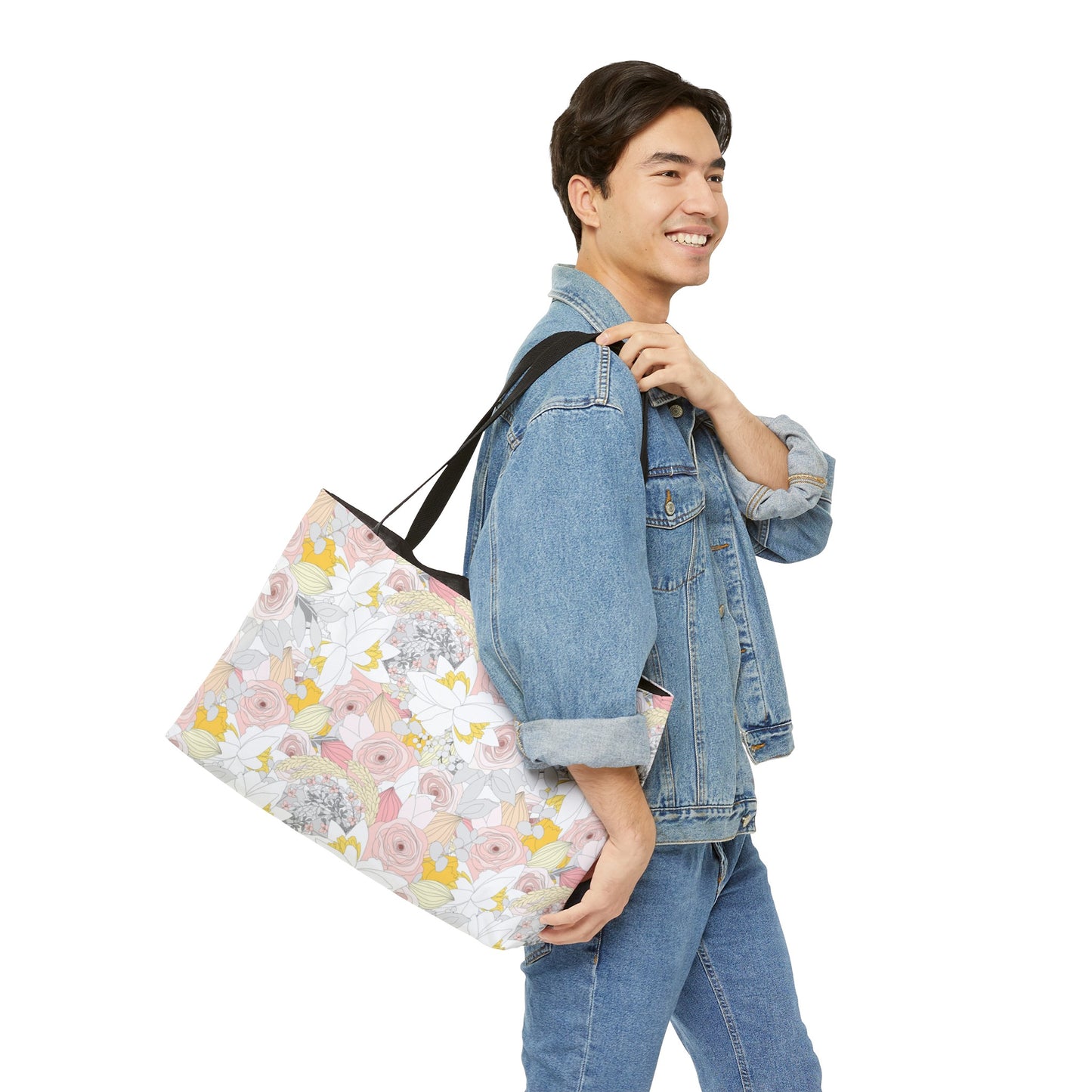 Flowery Weekender Tote Bag