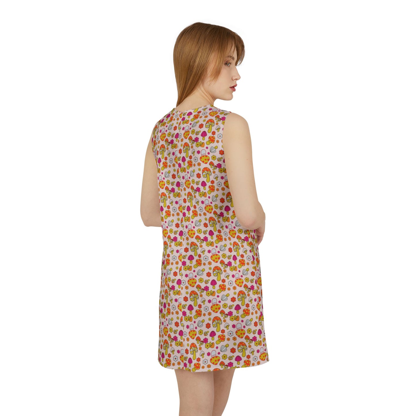 Magic Mushrooms Sleeveless Dress