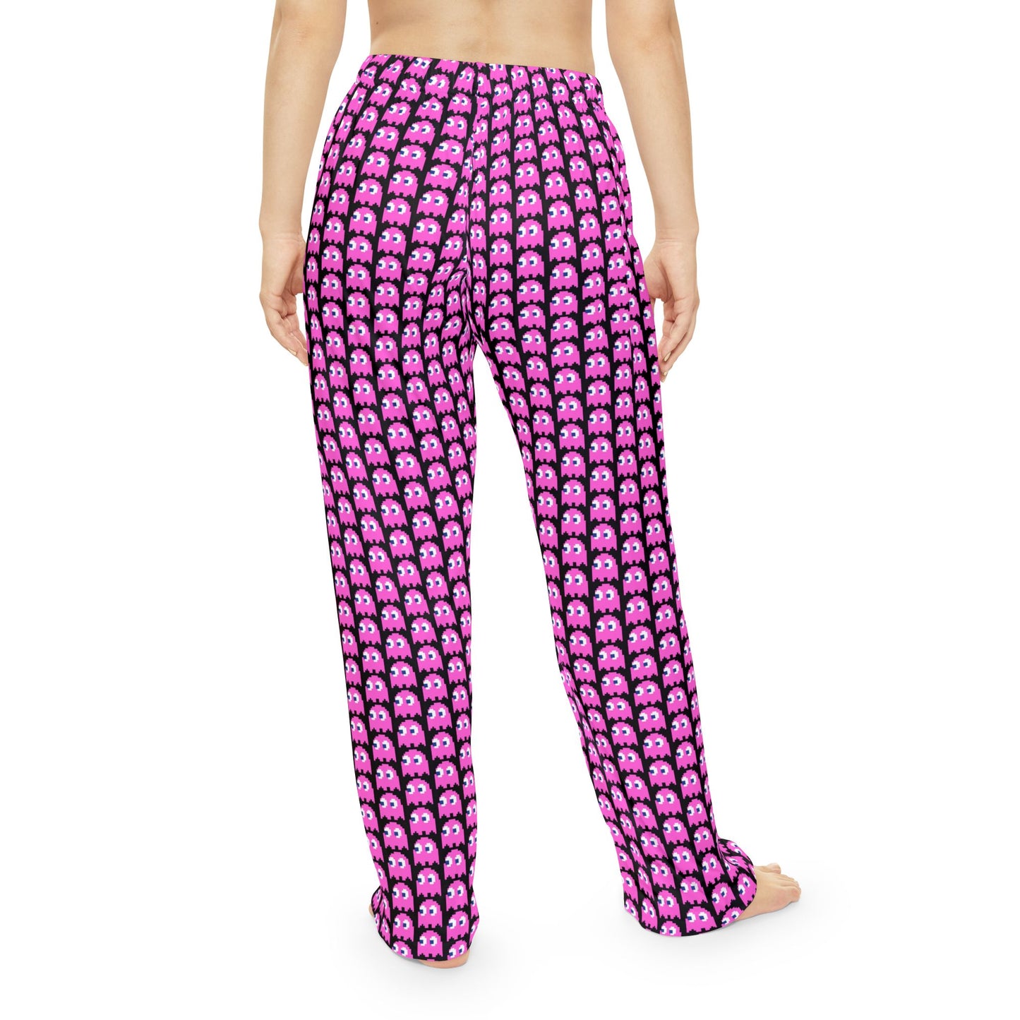 Pac-Man Pinky Ghost Women’s Pajama Pants
