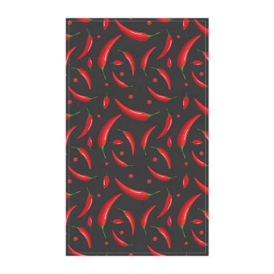 Red Peppers Kitchen Towel