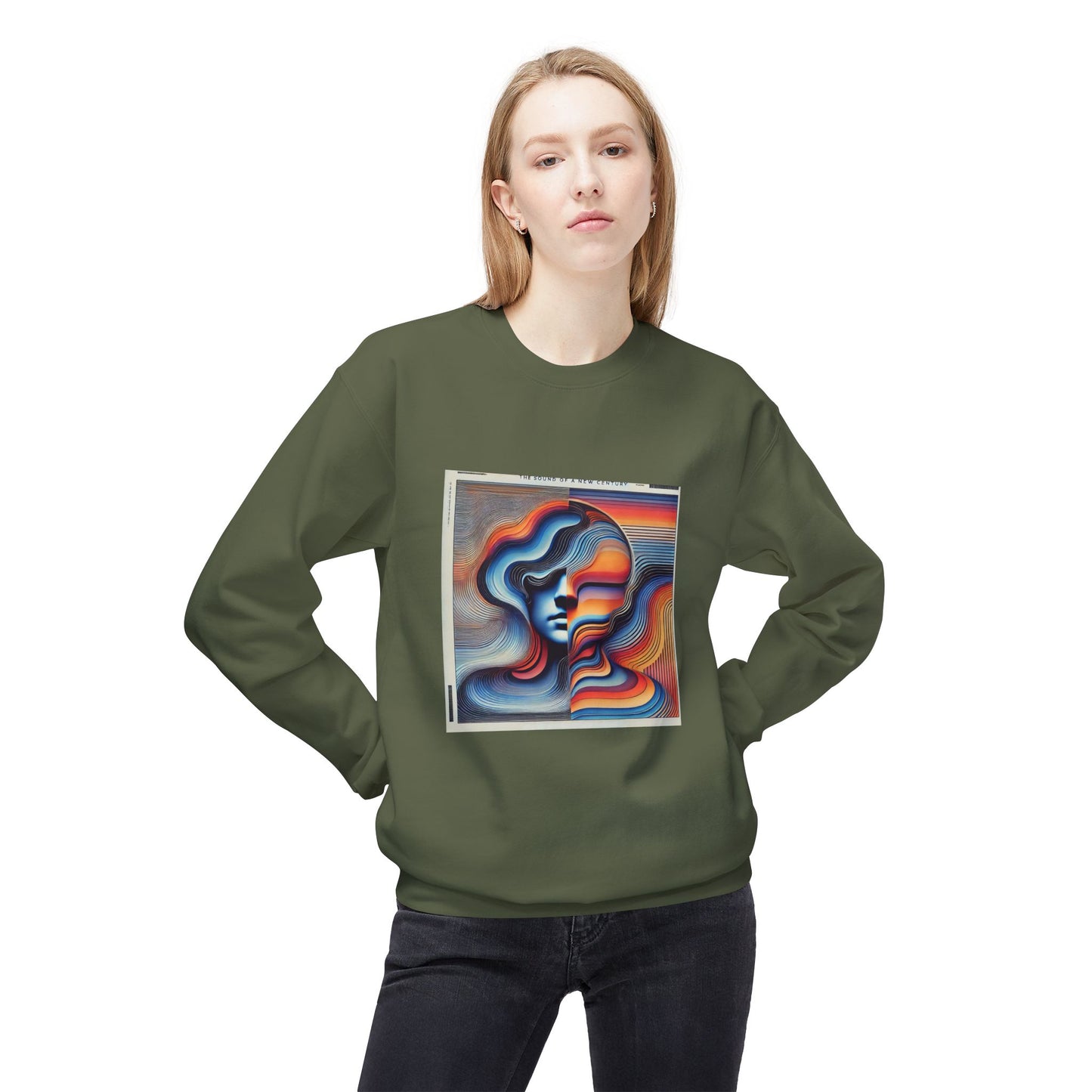 Imaginary French Kicks Album Cover Sweatshirt