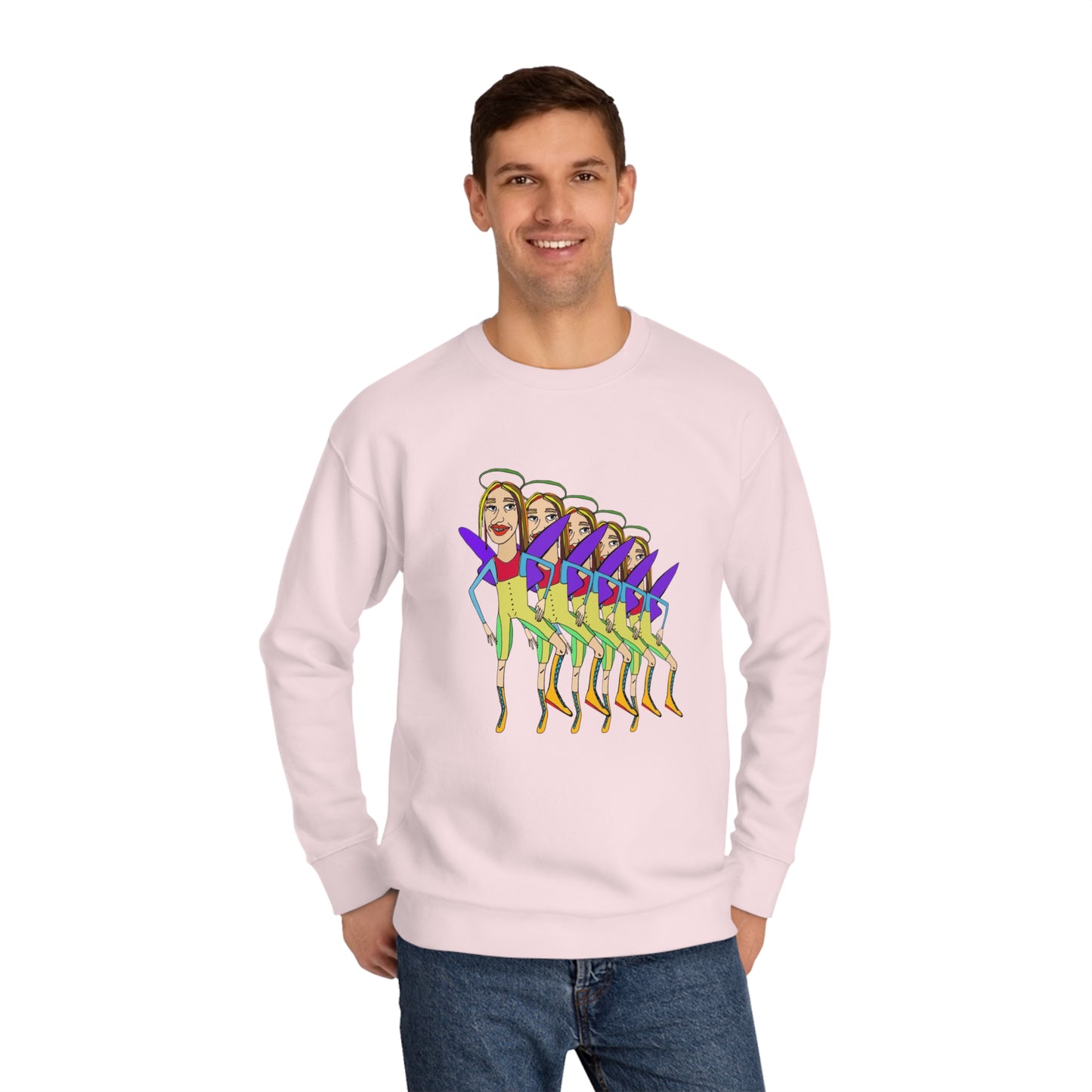 Angelic Sportsy Crew Sweatshirt