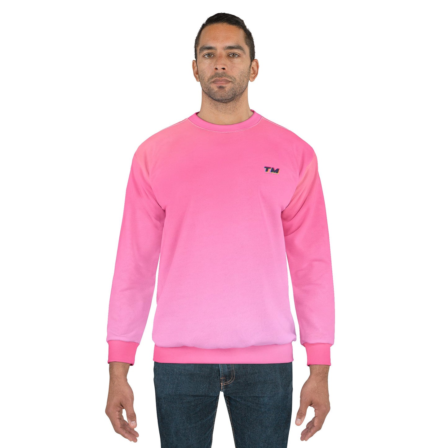 Pink Gradient Unisex Sweatshirt