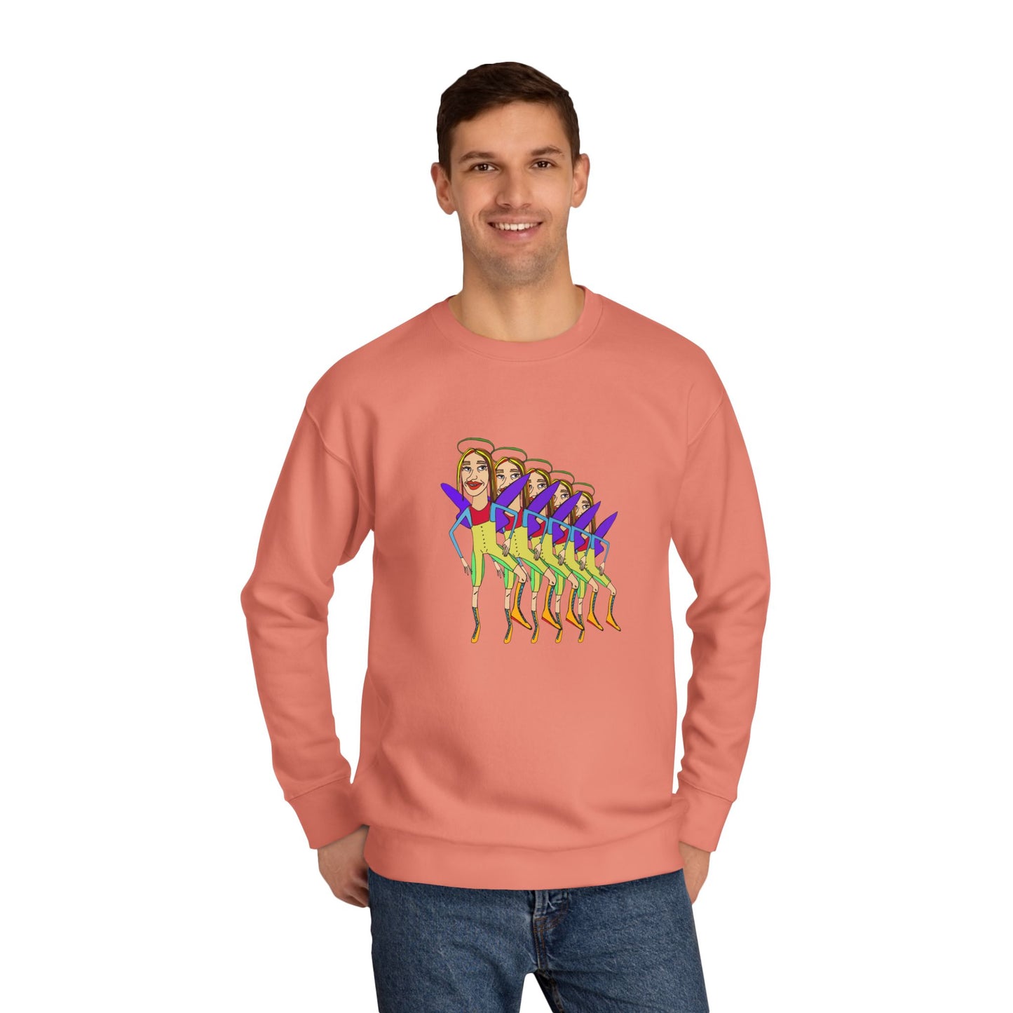 Angelic Sportsy Crew Sweatshirt