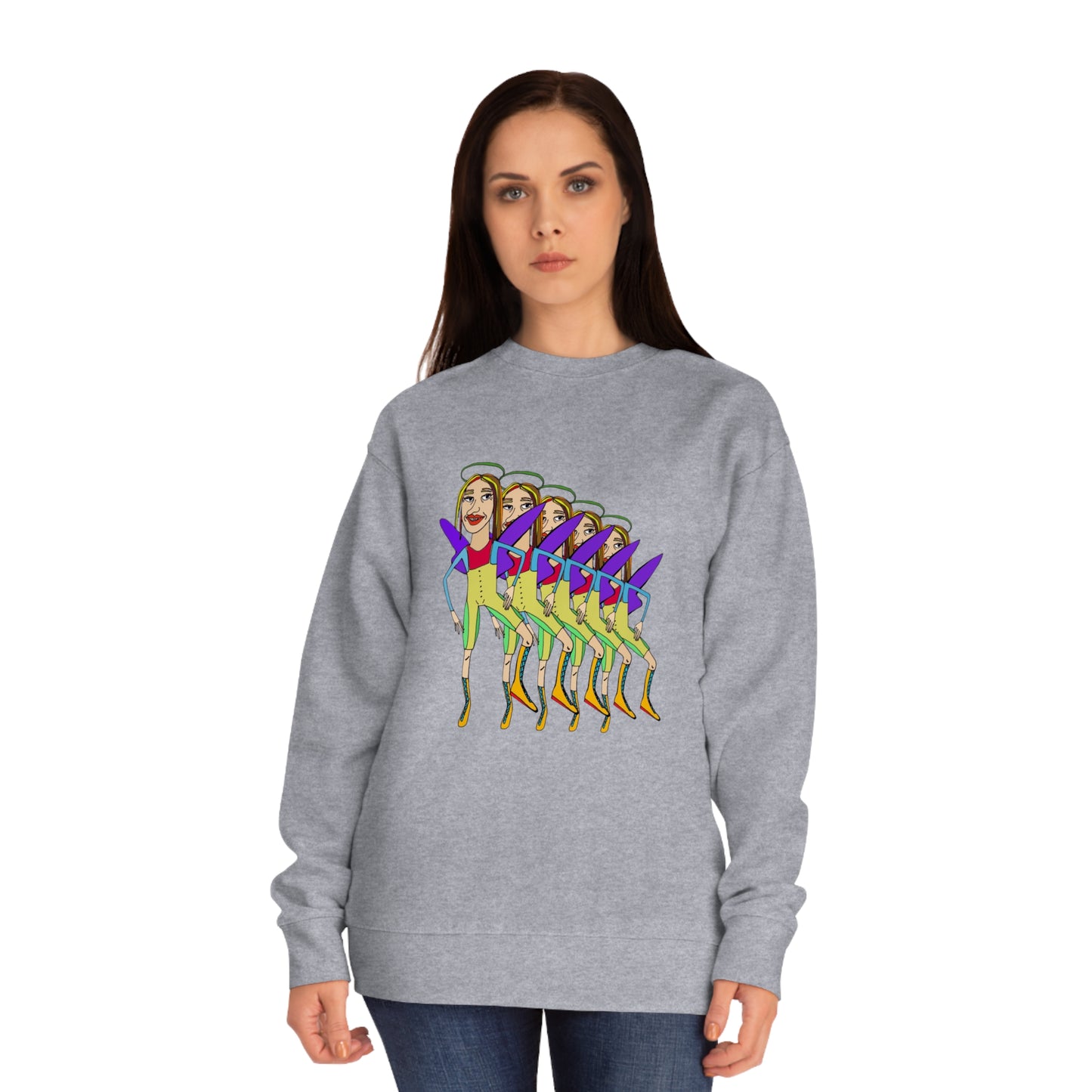 Angelic Sportsy Crew Sweatshirt