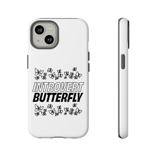 Introvert Butterfly Phone Case