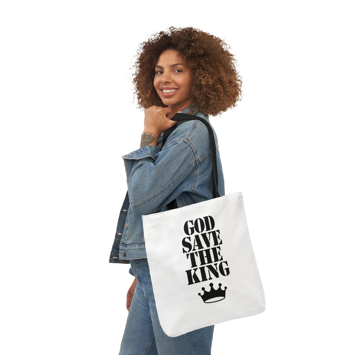 God Save The King Tote Bag