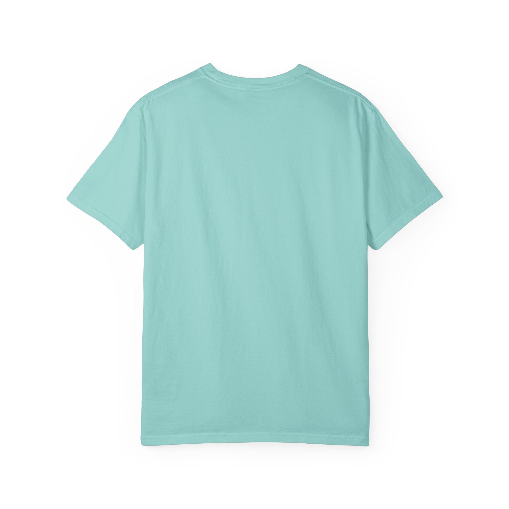Pixel Zebra T-Shirt front view on mint shirt