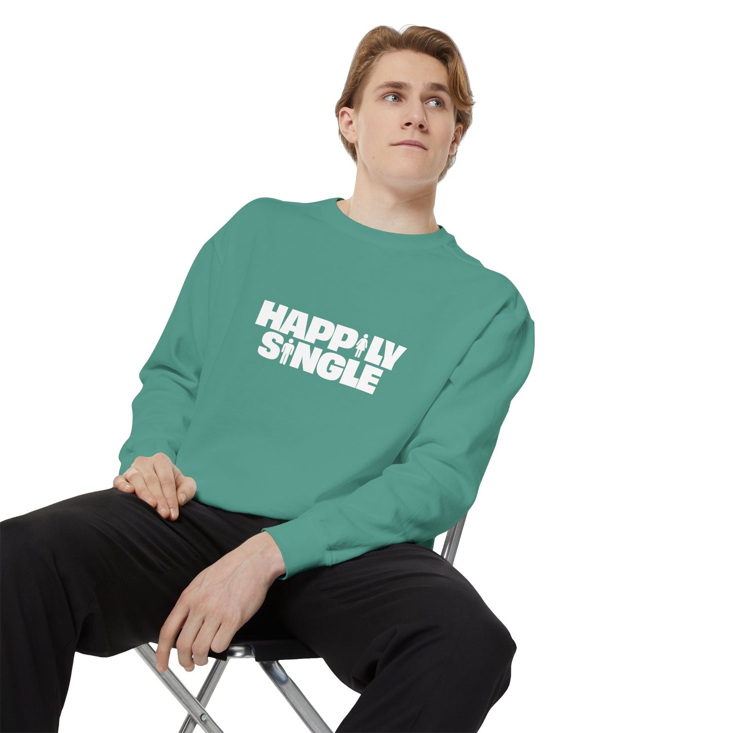 Happily Single Unisex Sweatshirt