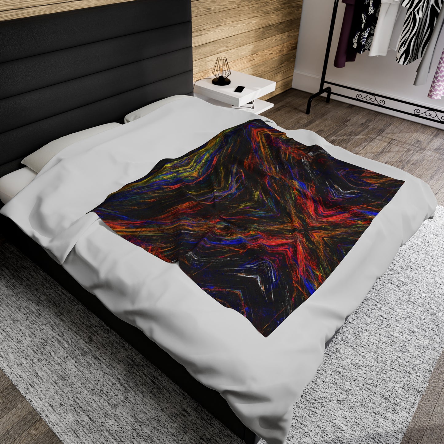 Paint Splash Design Plush Blanket