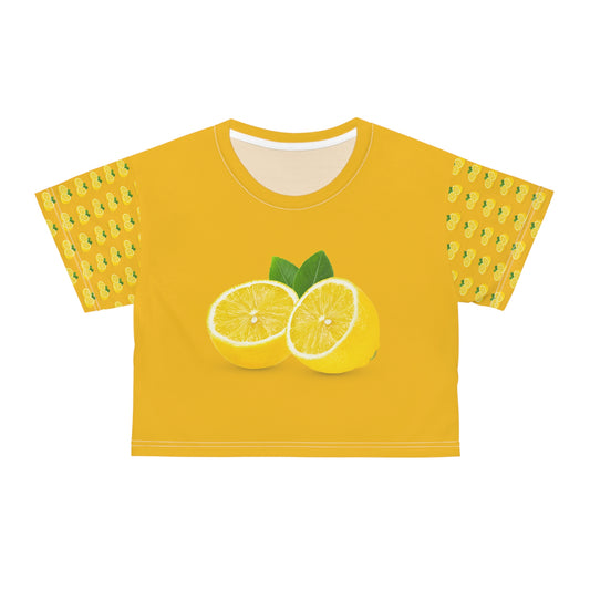 Lemon Crop Top