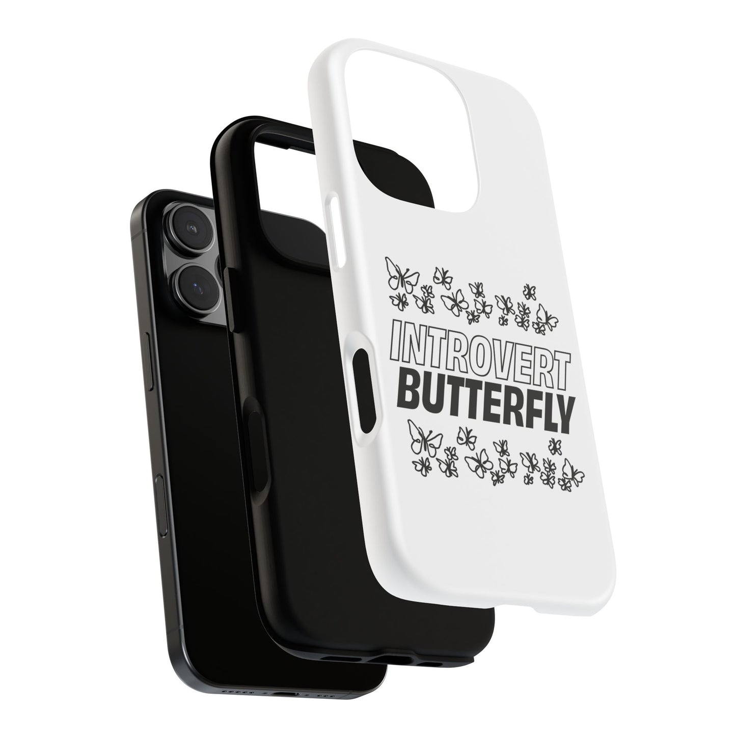 Introvert Butterfly Phone Case