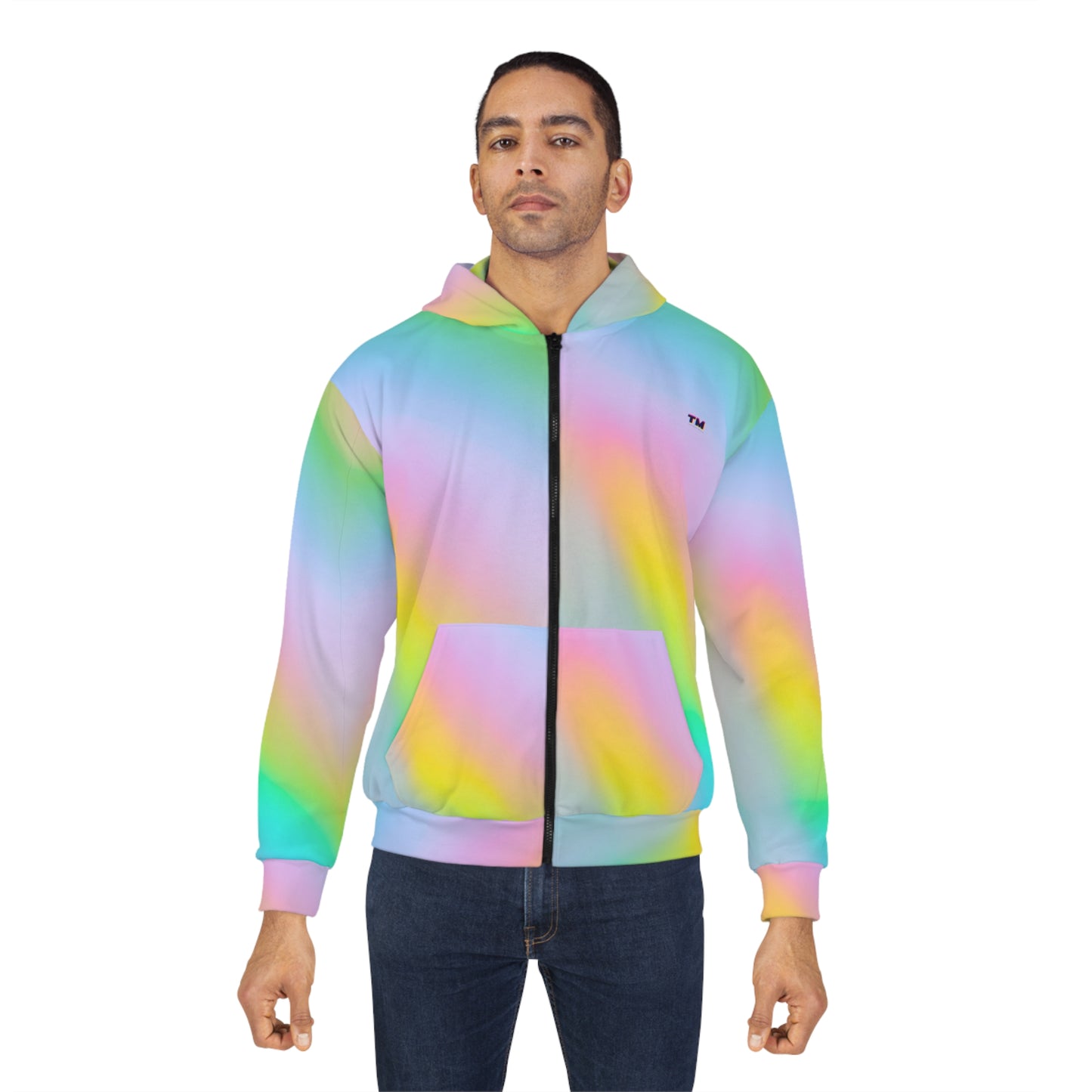 Aurora Gradient Zip Hoodie