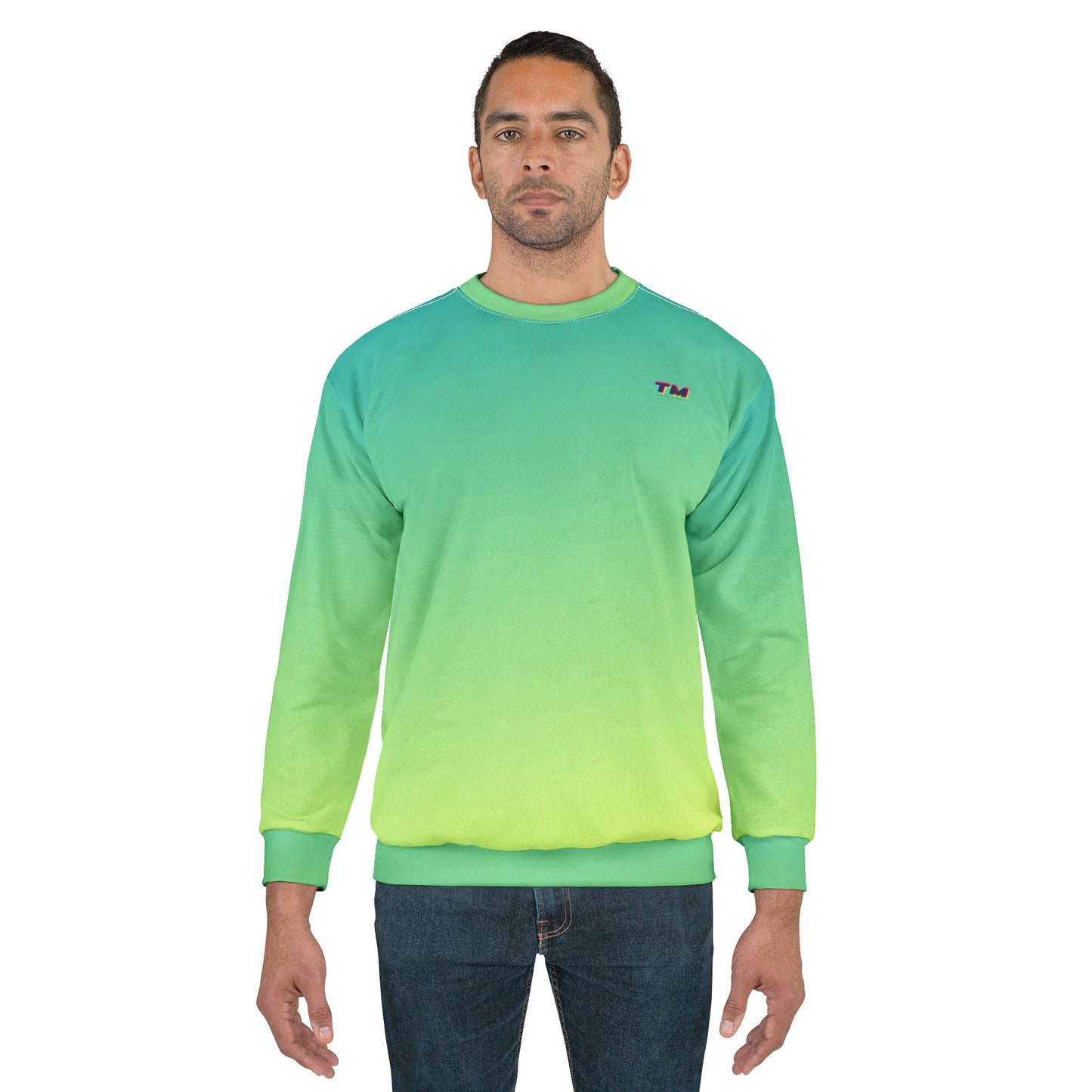 Lime Gradient Sweatshirt