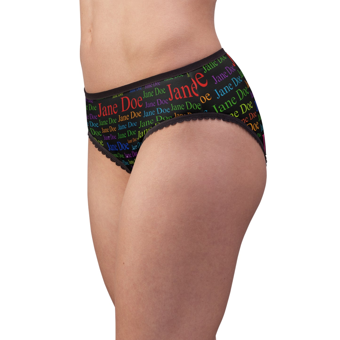 Jane Doe Women’s Thongs – Black Edition