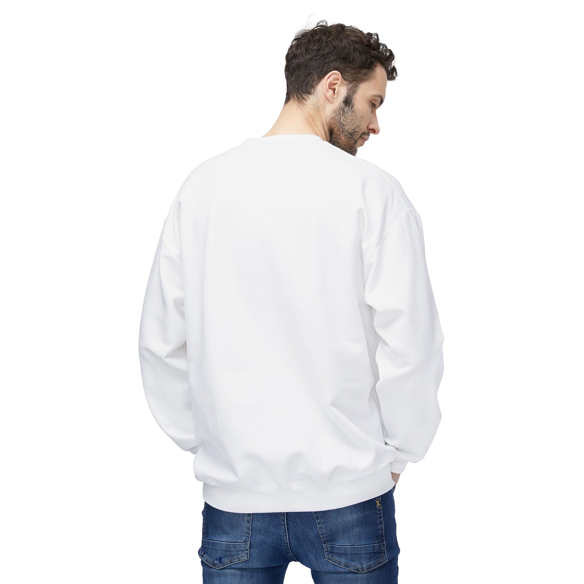 male model wearing retro betty boop graphic sweatshirt