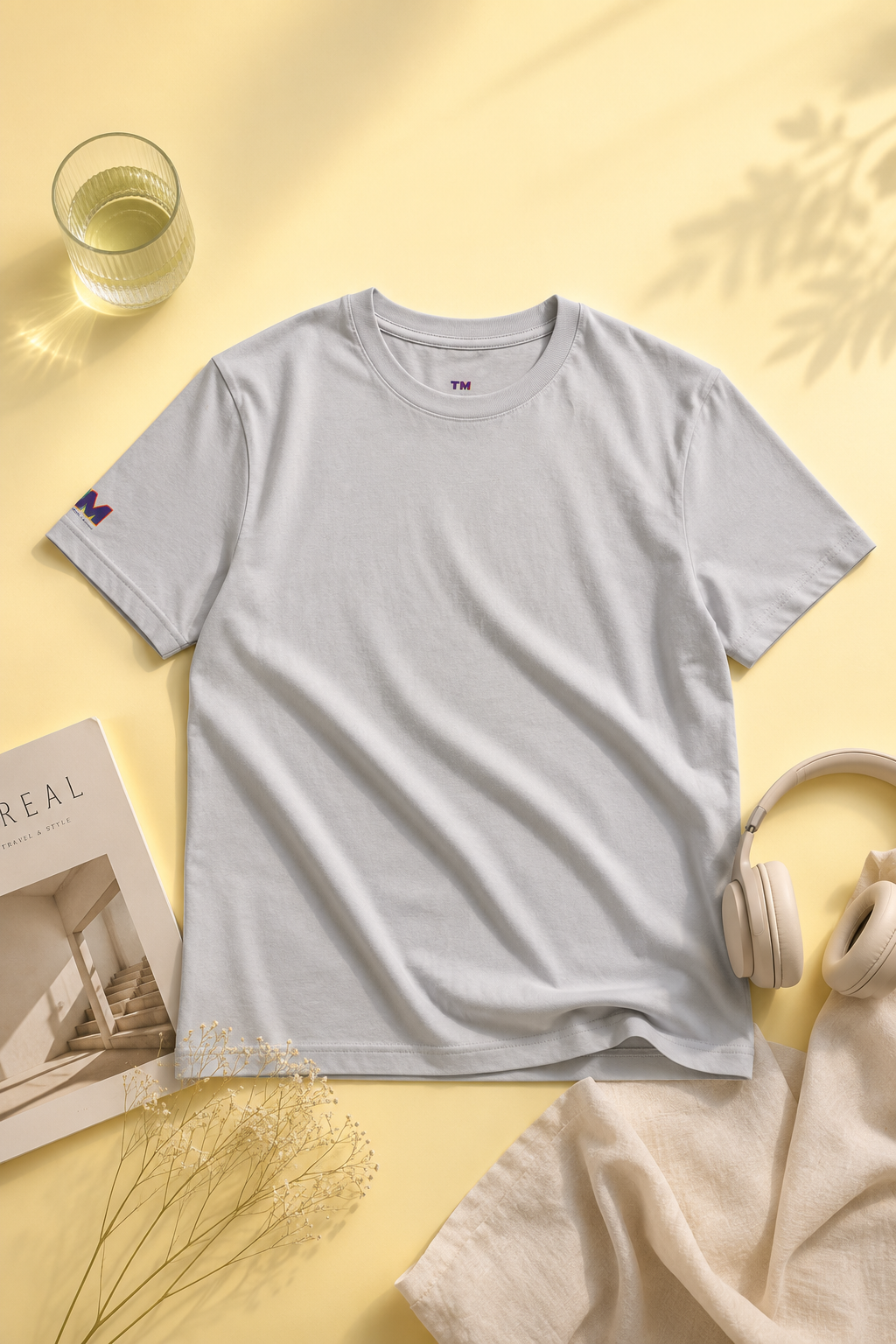 Tantrum Media Soft Tones Plain Tee — Unisex Cotton T-Shirt