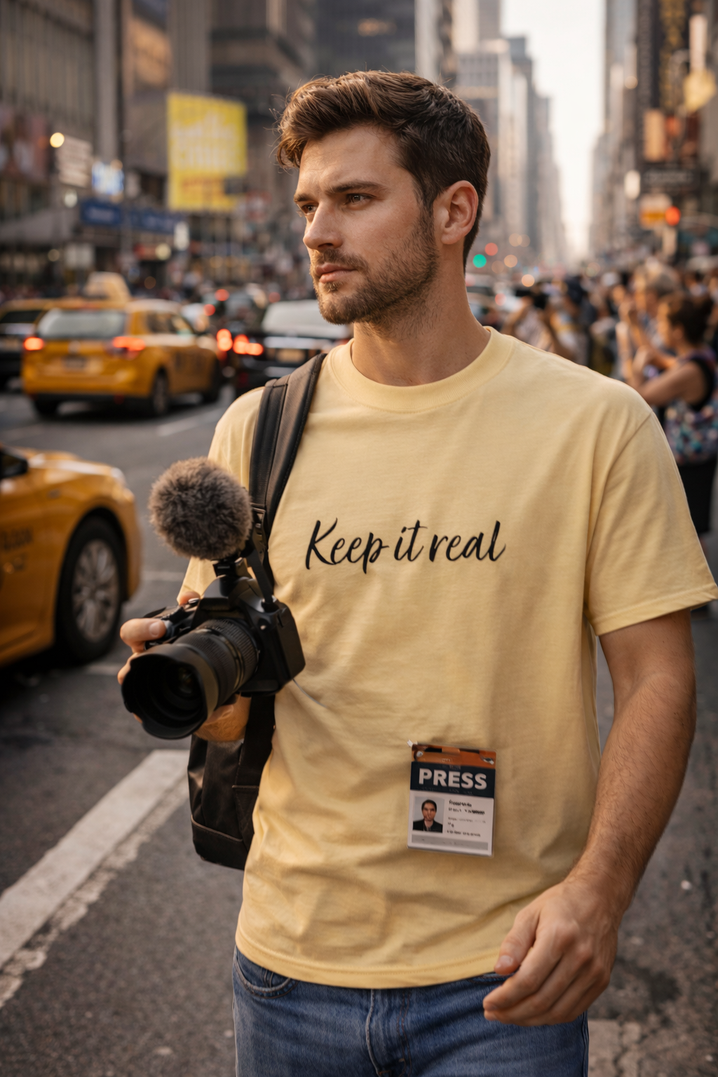 Keep It Real Unisex Cotton T-Shirt – Authentic Everyday Statement Tee